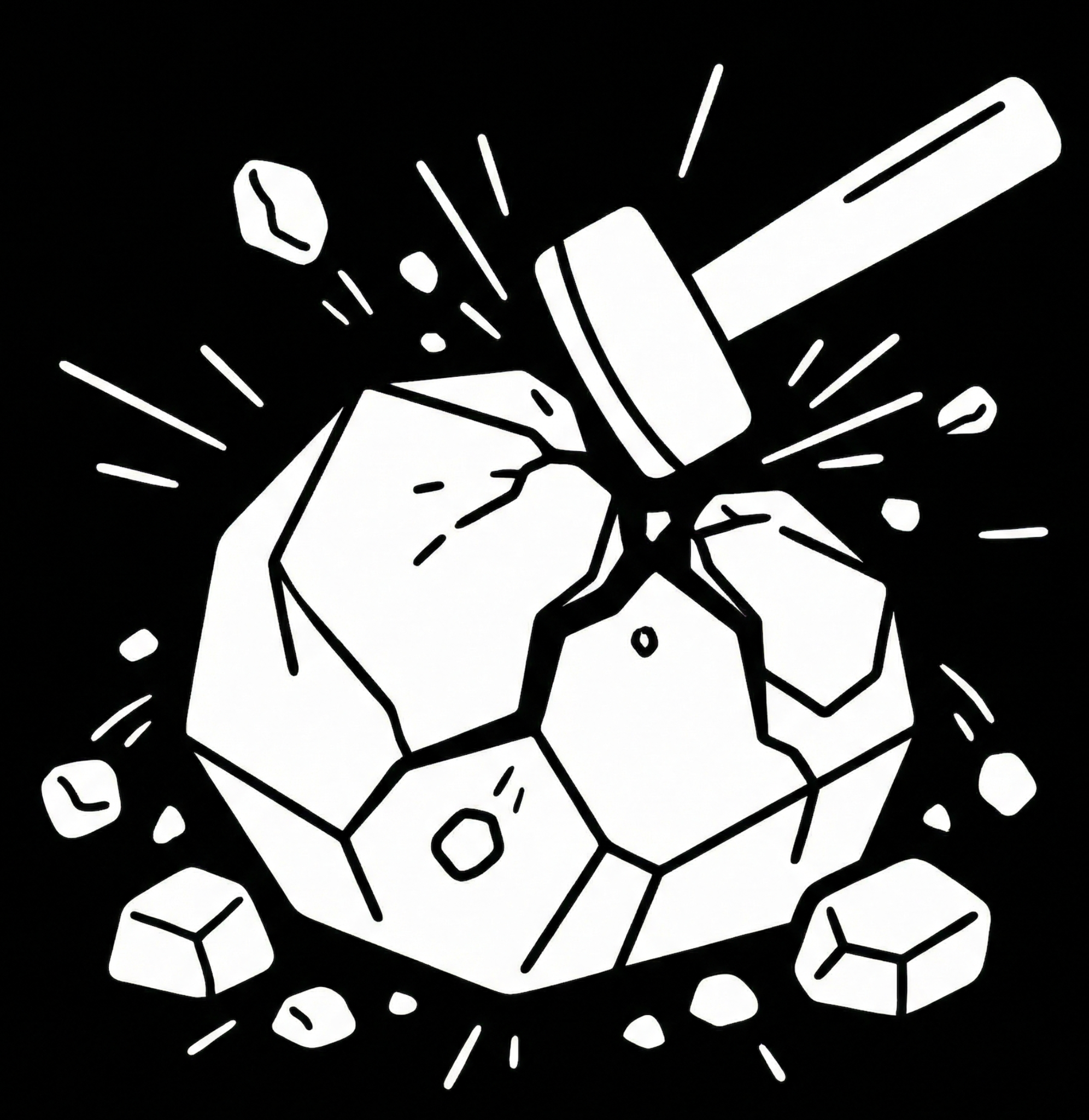 Big rocks don't get broken down